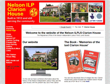 Tablet Screenshot of clarionhouse.org.uk